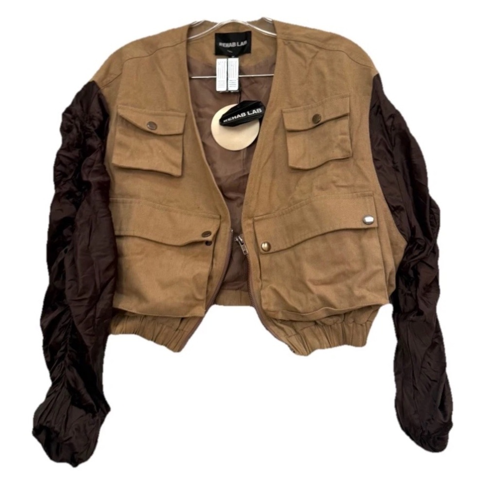 Rehab Lab Cropped Jacket Size M Net Women’s.